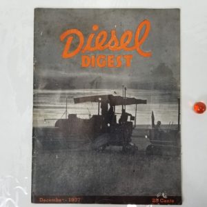 Vintage Diesel Digest Magazine December 1937