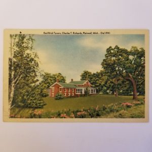 Vintage Used Postcard (1950’s) – “The Red Brick Tavern”