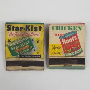 Vintage Collector’s Matchbooks (Hunt’s and Star-Kist)