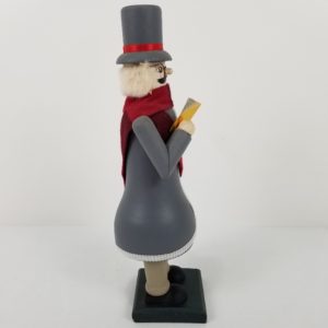 Hand-crafted Christmas Time Wooden Caroler Figurine