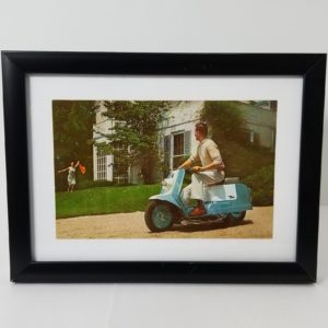 Framed Original 1960 Harley-Davidson Topper Postcard