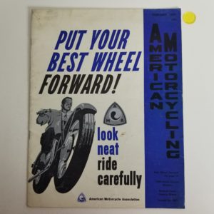 Vintage American Motorcycling Harley Indian Magazine (Feb 1961)