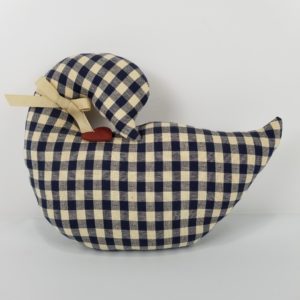 Large Original Hand-sewn Plaid Goose