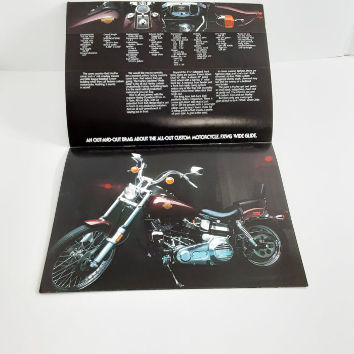 Vintage Original 1982 Harley-Davidson New Model Brochure - Image 5