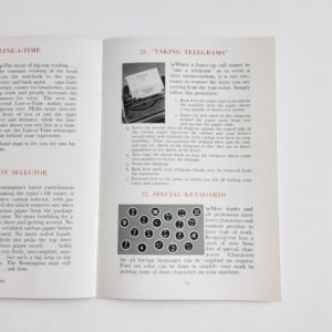 Vintage Original 1939 “25 Typing Shortcuts” by Remington Rand – Buffalo, NY