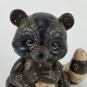 Big Cute Ceramic Brown Racoon