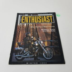 Genuine Harley-Davidson Enthusiast Mag Winter 1992 Riders Rate ’93 Models