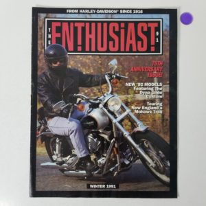 Genuine Harley-Davidson Enthusiast Magazine (Winter 1991) 75th Anniversary