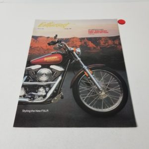 Genuine Harley-Davidson Enthusiast Magazine (Spring 1987) New FXLR