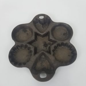 Vintage Round Cast Iron Cookie Sheet