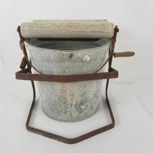 Vintage Galvanized Mop Bucket and Ringer