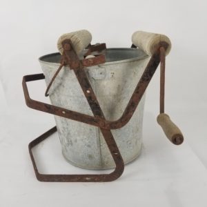 Vintage Galvanized Mop Bucket and Ringer