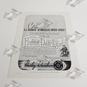 Original Harley-Davidson “Salute to America’s Finest Cities” Police Flyer