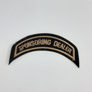 Authentic Harley Owner’s Group (HOG) “Sponsoring Dealer” Patch