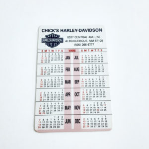 Original 1995 Chick’s Harley-Davidson Pocket Calendar – Great Collectible