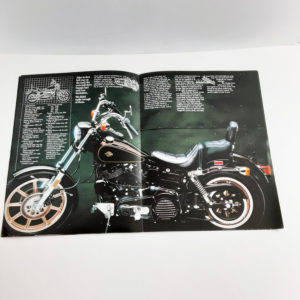 Vintage Original 1980’s Custom Harley-Davidson New Model Brochure