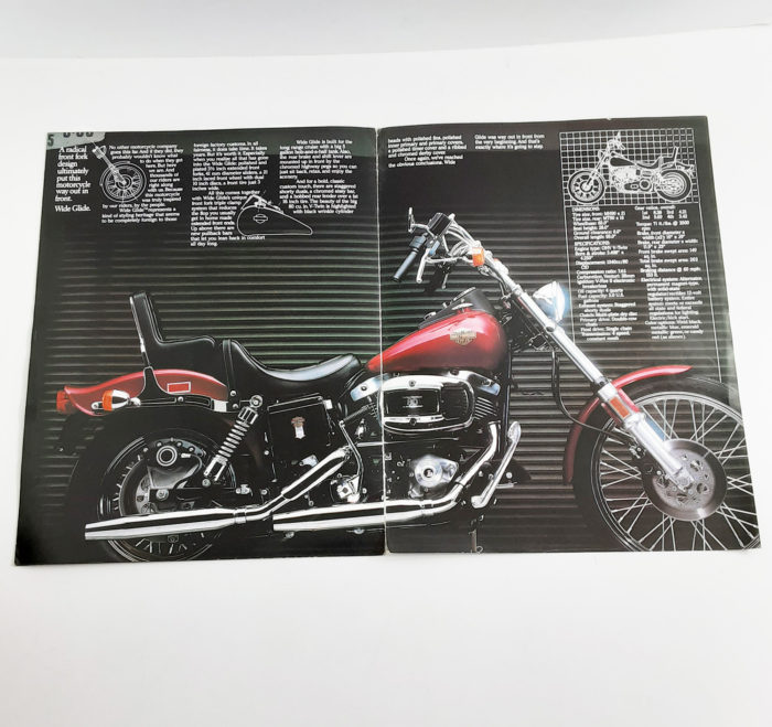 Vintage Original 1980's Custom Harley-Davidson New Model Brochure - Image 3