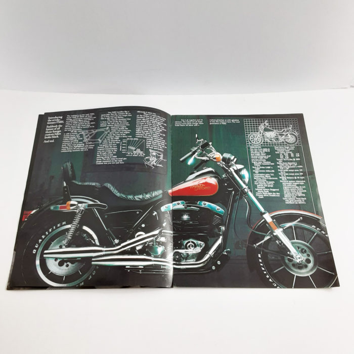 Vintage Original 1980's Custom Harley-Davidson New Model Brochure - Image 4