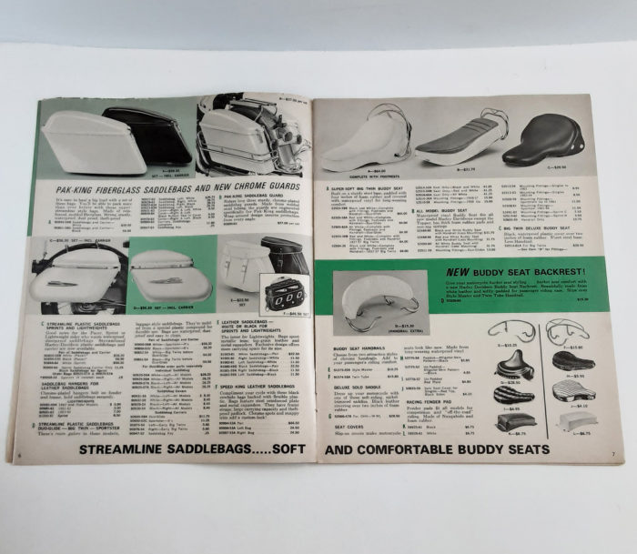 Vintage Original Harley-Davidson Motorcycle Accessories Catalog (1964) - Image 4