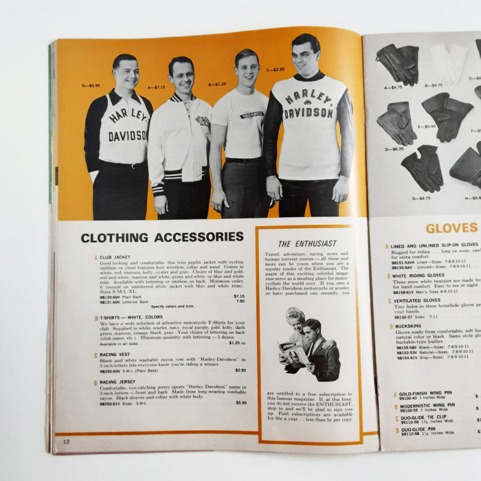 Vintage Original Harley-Davidson Motorcycle Accessories Catalog (1964) - Image 3