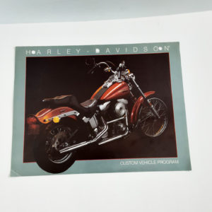 Vintage Original Harley-Davidson 1986 Custom Paint Vehicle Program