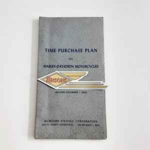 ORIGINAL HARLEY FACTORY 1953 (TIME PURCHASE PLAN) – KNUCKLEHEAD, PANHEAD