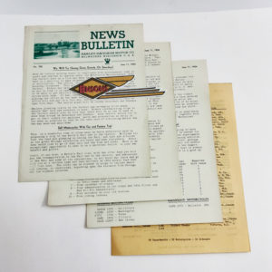 ORIGINAL HARLEY DEALER 1934 NEWS BULLETIN #702 – VL, KNUCKLEHEAD