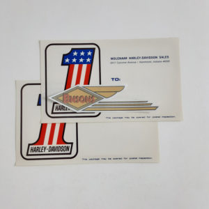 ORIGINAL HARLEY DEALER “SHIPPING LABELS” 1970’s – SHOVELHEAD, KNUCKLEHEAD