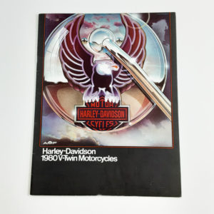 Vintage Original 1980 Harley-Davidson New Model Catalog