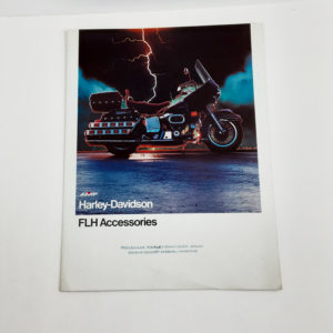 Vintage Original 1977 FLH Harley-Davidson Motorcycle Accessories Brochure