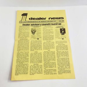 Vintage Harley-Davidson “Dealer News ” Newspaper (Aug 1976)