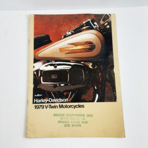 Vintage Original Harley-Davidson 1979 New Model Booklet