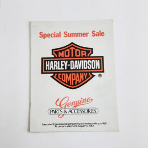 Vintage Original 1983 Harley-Davidson (Special Summer Sale) Catalog