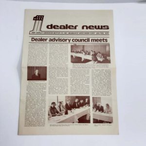 Vintage Harley-Davidson “Dealer News ” Newspaper (Jan-Feb 1976)