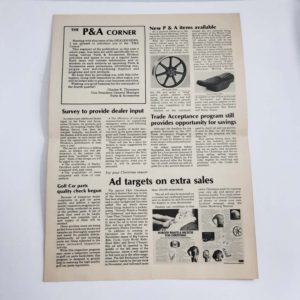 Vintage Harley-Davidson “Dealer News ” Newspaper (Nov 1977)