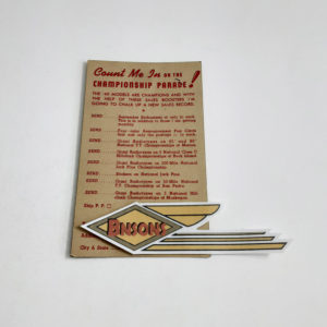 ORIGINAL HARLEY FACTORY (1940 SALES BOOSTERS) POST CARD-KNUCKLEHEAD