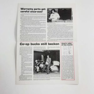 Vintage Harley-Davidson “Dealer News ” Newspaper (June 1982)