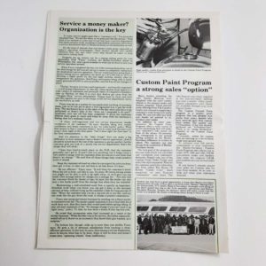 Vintage Harley-Davidson “Dealer News” Newspaper (March 1982)