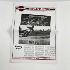 Vintage Harley-Davidson “Dealer News ” Newspaper (June 1983)