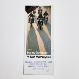 Vintage Original 1977 Harley-Davidson Sales Pamphlet