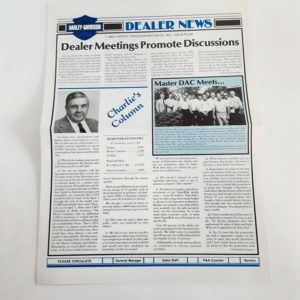 Vintage Harley-Davidson “Dealer News ” Newspaper (Issue 4, 1984)