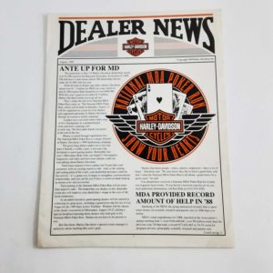 Vintage Harley-Davidson “Dealer News ” Magazine (Aug 1989)