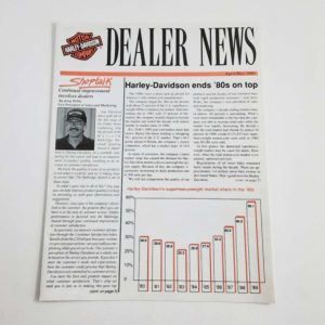 Vintage Harley-Davidson “Dealer News ” Magazine (April-May 1990)