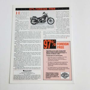 Vintage Harley-Davidson “Dealer News” Magazine (Dec-Jan 1990-91)