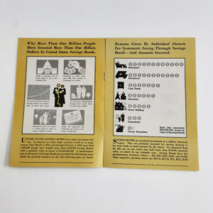 Vintage Original 1930’s The Story of U.S. Savings Bonds Pamphlet