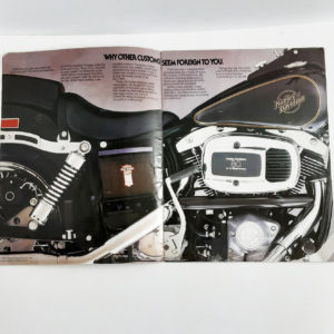 Vintage Original Harley-Davidson 1984 New Model Booklet