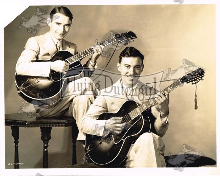 Authentic Original Ralph "Joe" Wolvertin and Frye Peters Publicity Photo Banjo