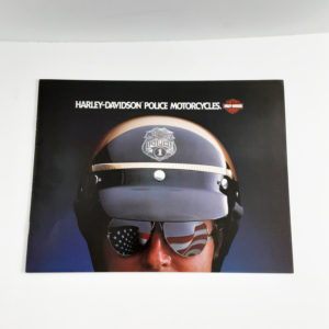 Vintage Original Harley-Davidson 1983 New Model Police Bike Brochure