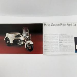 Vintage Original Harley-Davidson 1976 New Model Police Bikes and Accy. Brochure