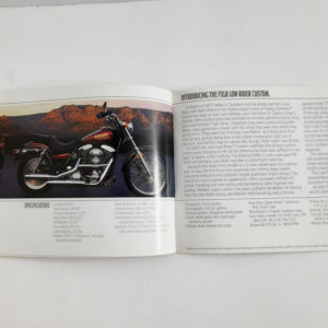 Vintage Original Harley-Davidson 1987 New Model Booklet